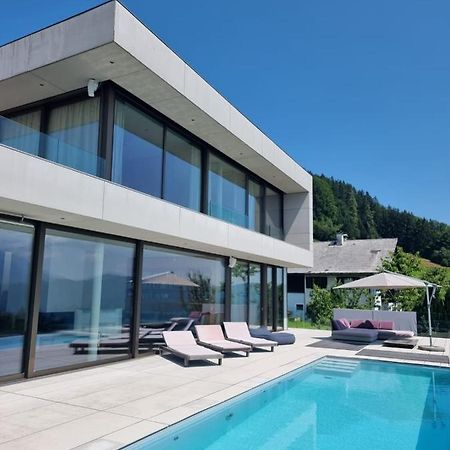 Attersee Luxury Design Villa With Dream Views, Large Pool And Sauna Nussdorf am Attersee Dış mekan fotoğraf