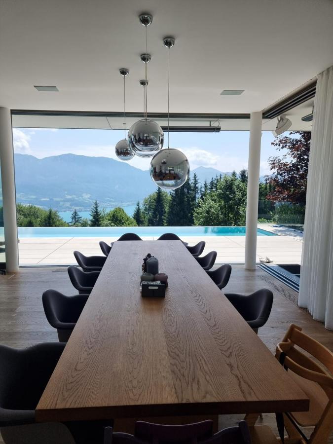 Attersee Luxury Design Villa With Dream Views, Large Pool And Sauna Nussdorf am Attersee Dış mekan fotoğraf