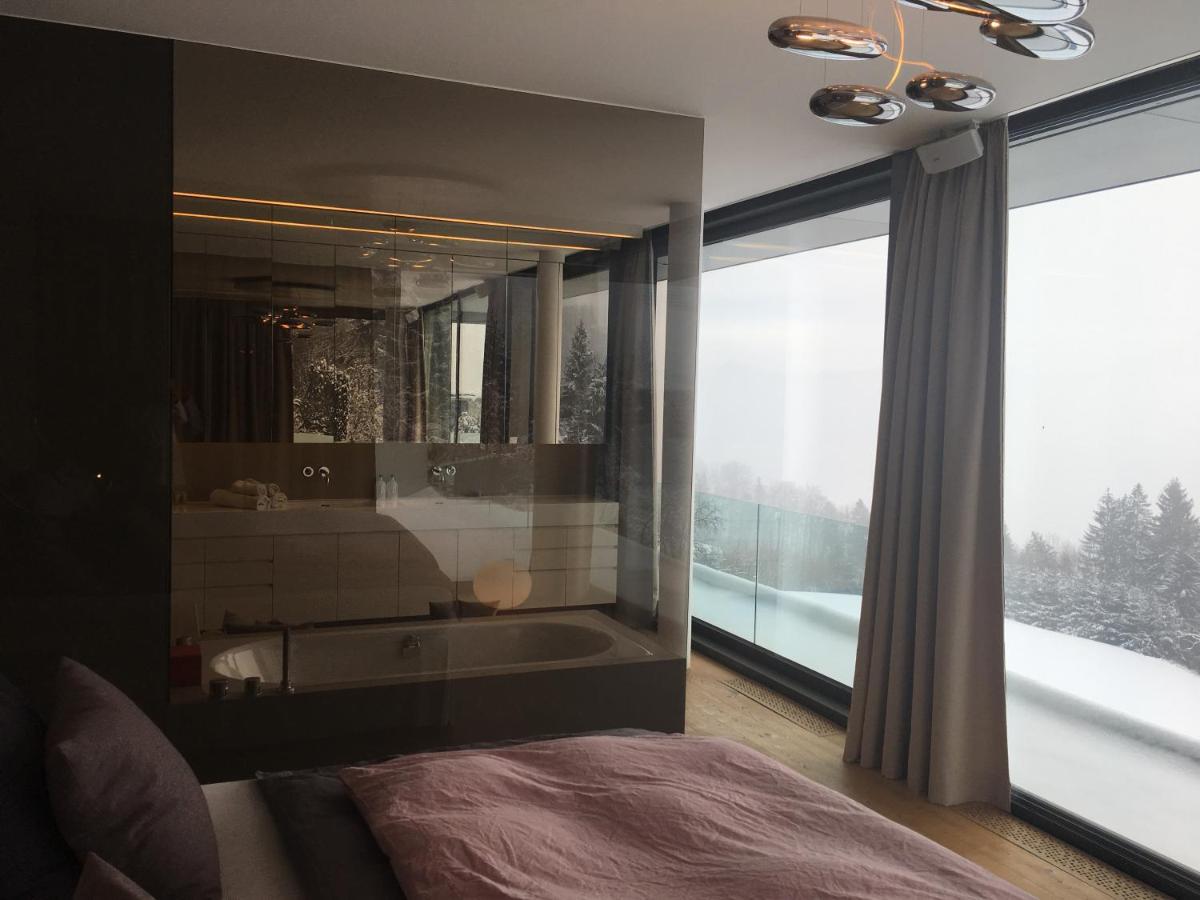 Attersee Luxury Design Villa With Dream Views, Large Pool And Sauna Nussdorf am Attersee Dış mekan fotoğraf