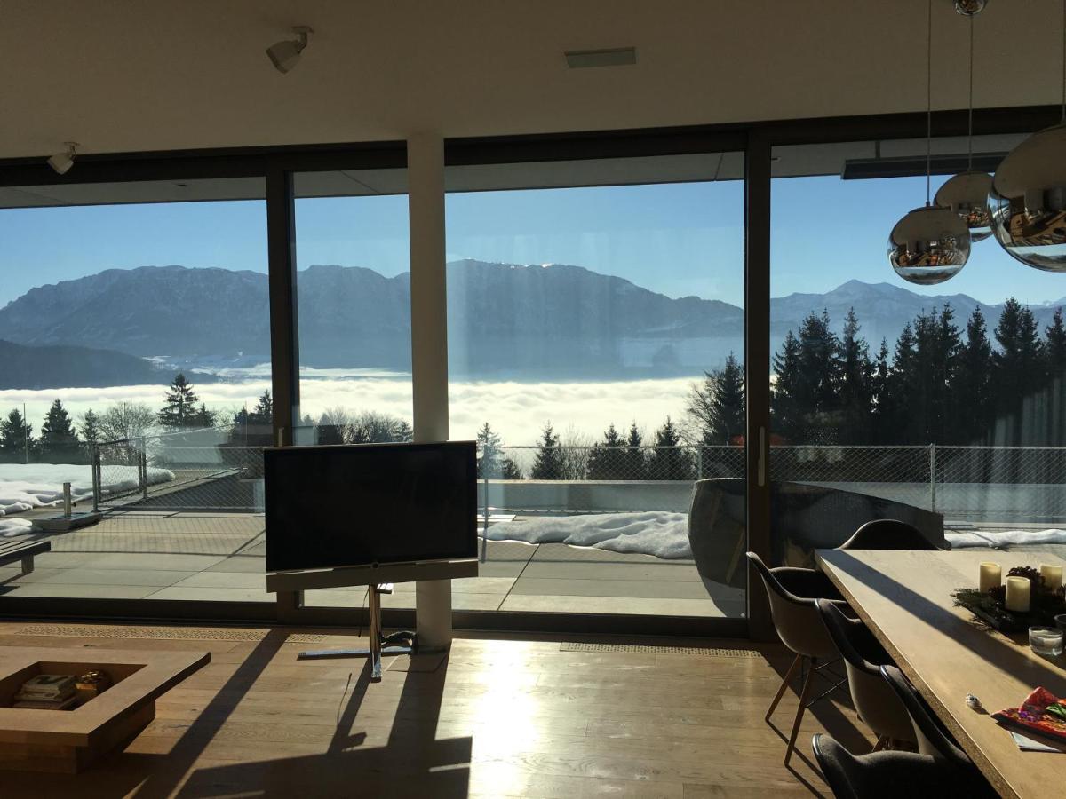 Attersee Luxury Design Villa With Dream Views, Large Pool And Sauna Nussdorf am Attersee Dış mekan fotoğraf